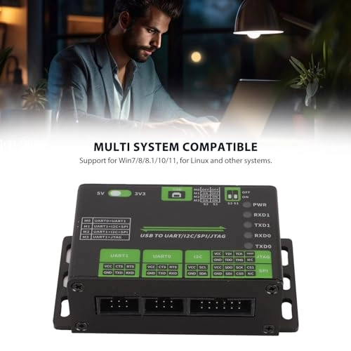 USB to UART I2C SPI JTAG Converter - Aluminium Alloy 3.3V/5V