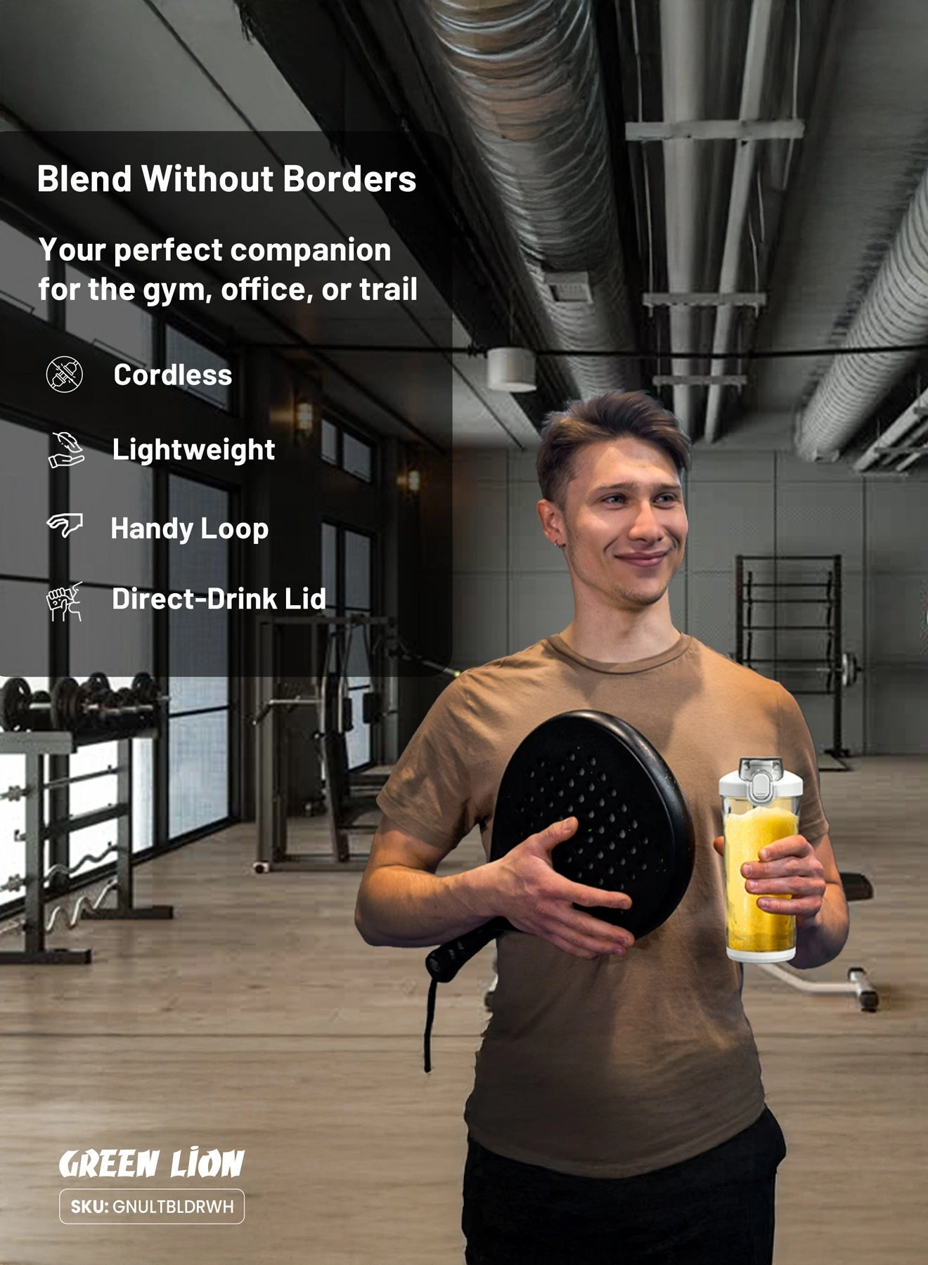 Ultimate Blender - IP67 Waterproof, 6 Powerful Blades, Type-C Charging