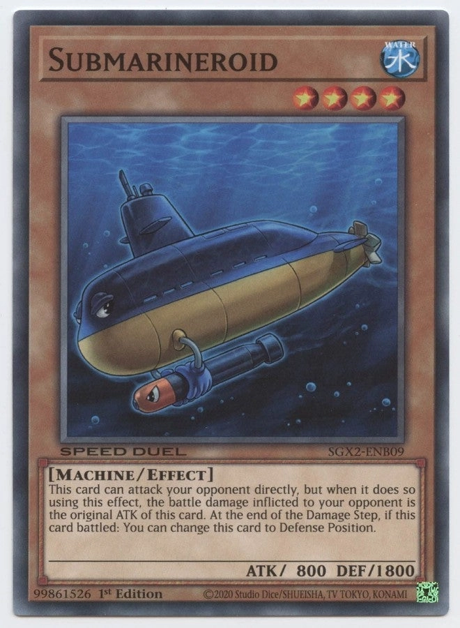 Yu-Gi-Oh! Submarineroid SGX2-ENB09 - 1st Edition