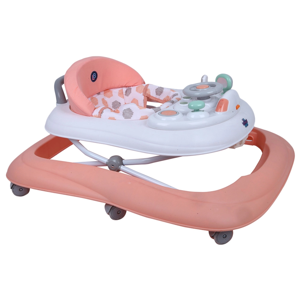 Baby Activity Walker - Peach Foldable