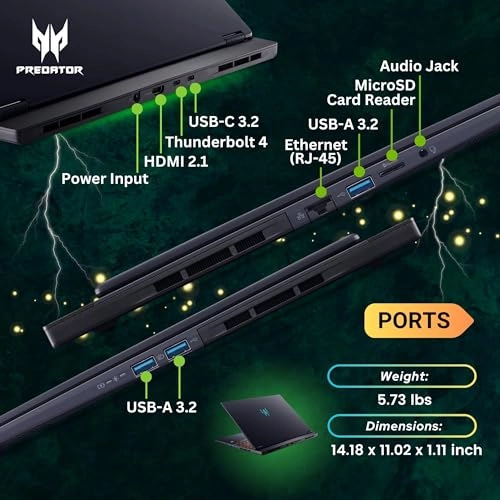 Predator Helios NEO 16 AI - 16'' 2TB 64GB Core Ultra 9-275HX