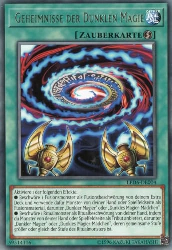 Yugioh Secrets of Dark Magic LED6-DE004 - German