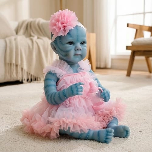 Bettie Reborn Baby Doll - 18 inch 46 cm Soft Vinyl Eyes Opened Ages 3+