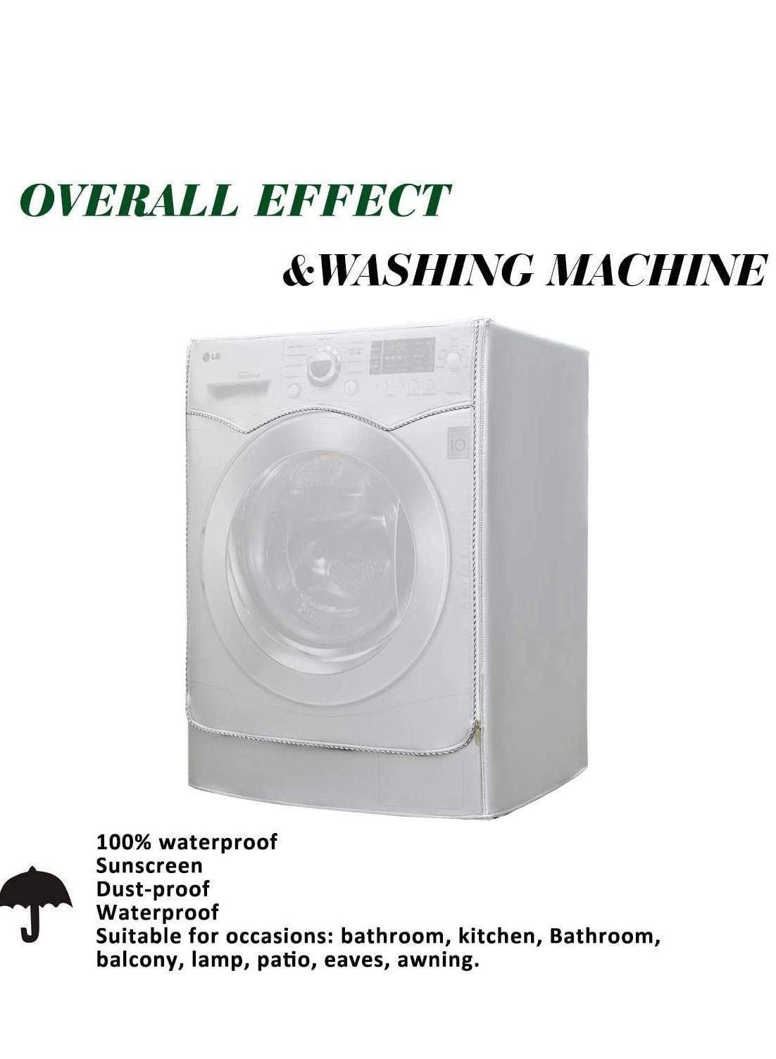 Washing machine cover - Waterproof Front Loading
