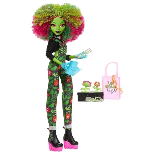 Venus McFlytrap Doll - Monster Diary Horrifying Garden Club Accessories Set Ages 4+