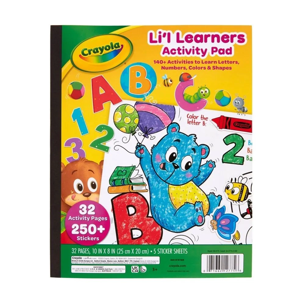 Crayola Li'l Learners Activity Pad