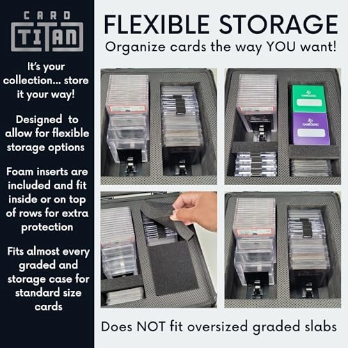 Vault Trading Card Storage Box - Lockable 4 Row