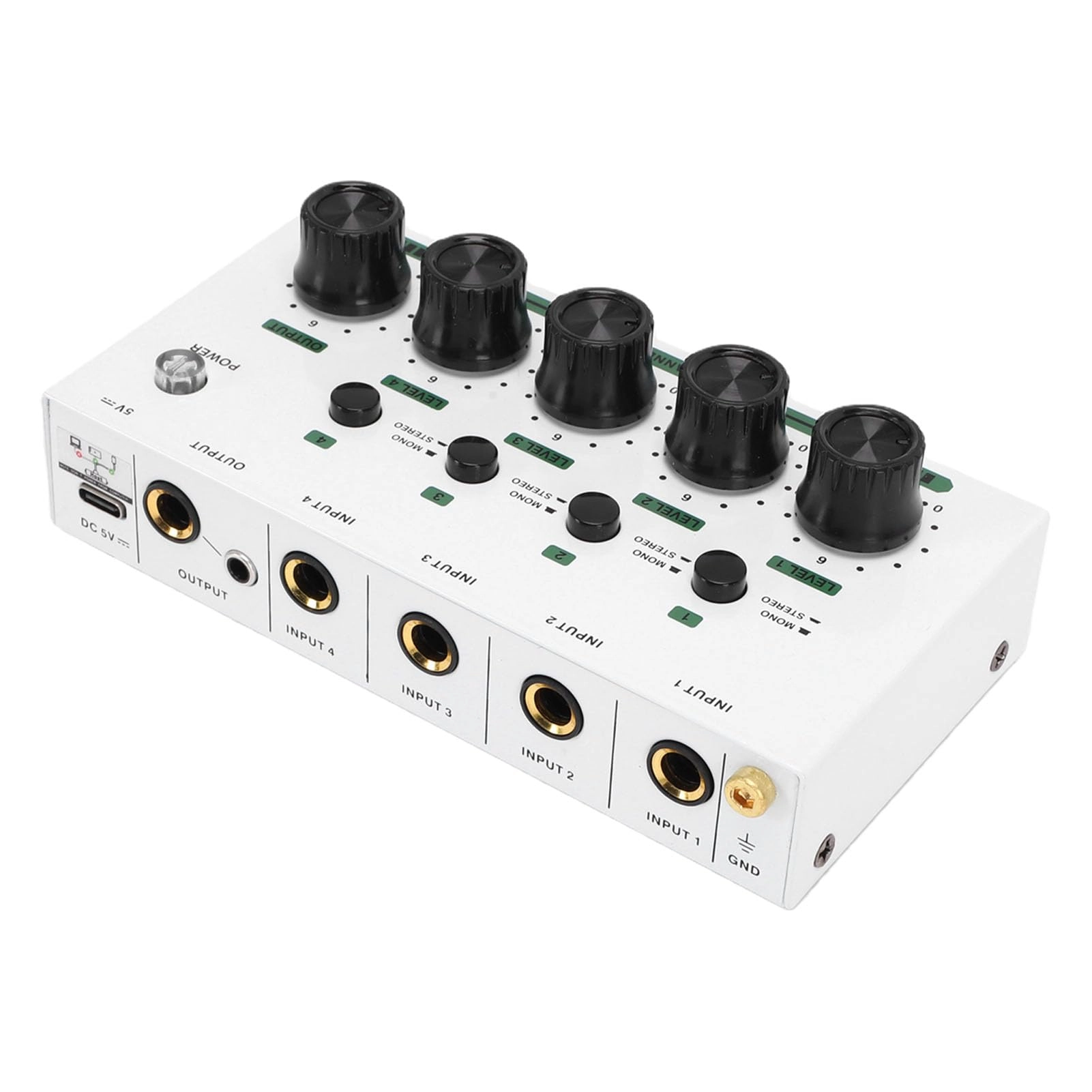 Headphone Amplifier - 4 Channel USB Stereo