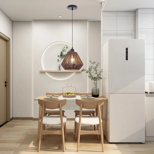 Woven Pendant Lights - Max47' H