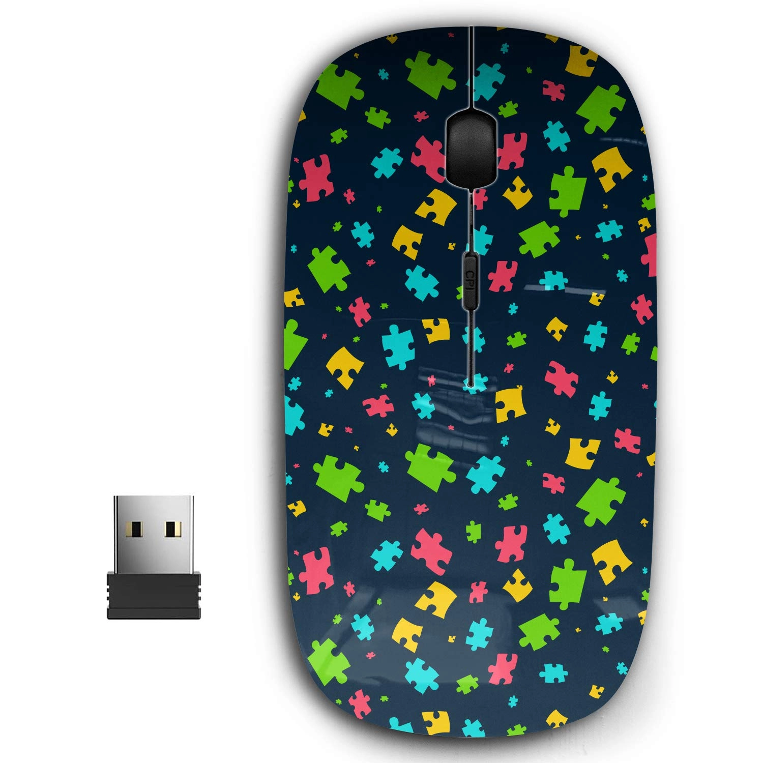 Ergonomic Portable USB Wireless Office Mouse - USB Wireless