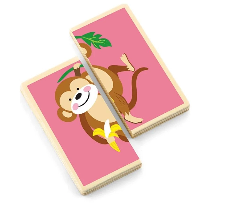 Matching Puzzle - Wild Animals - 3 + 36 pieces