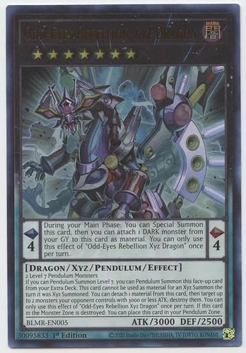 Yu-Gi-Oh! Odd-Eyes Rebellion Xyz Dragon - BLMR-EN005 1pcs