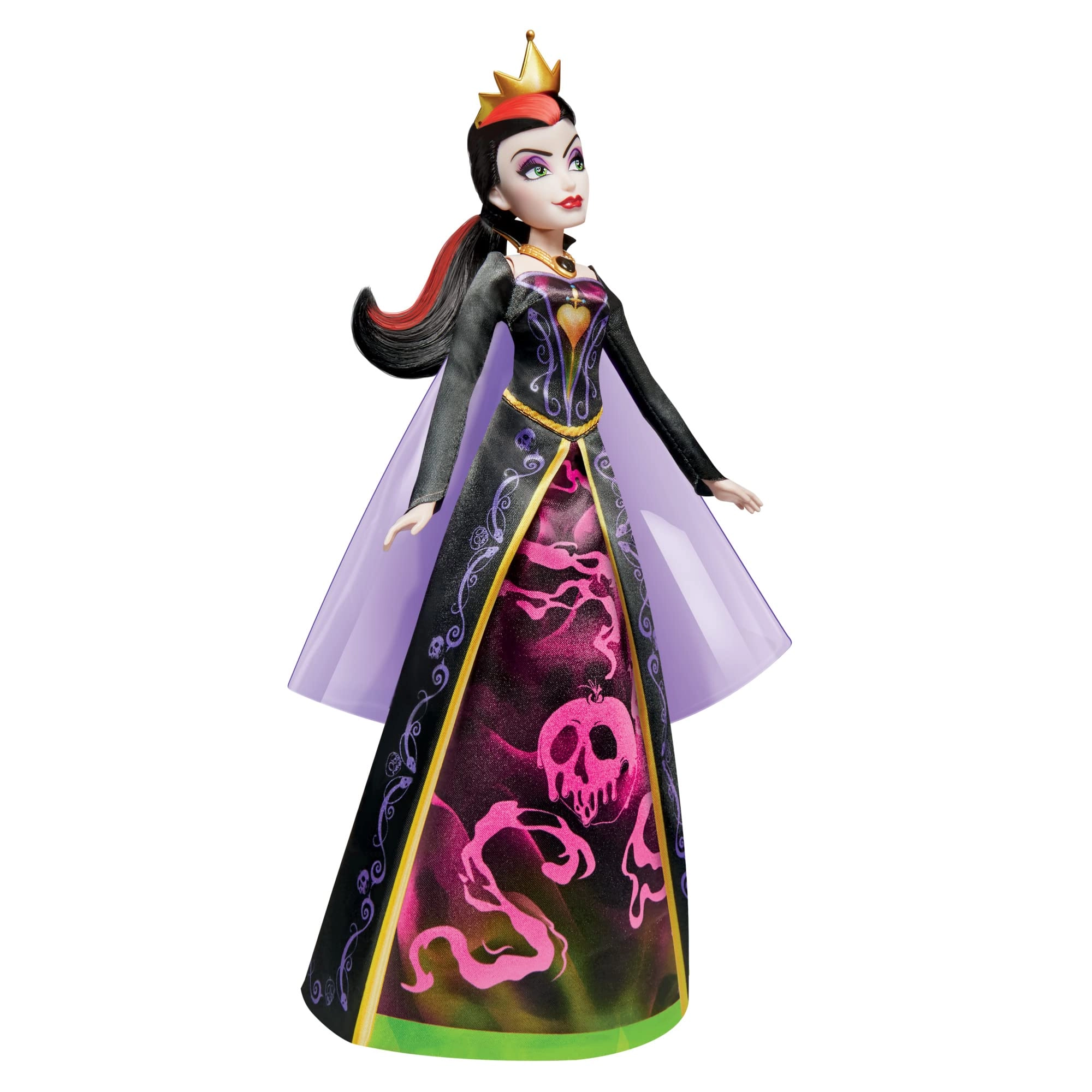 Cruella De Vil Fashion Doll - 11-inch + Evil Queen Fashion Doll + Maleficent Fashion Doll + Ursula Fashion Doll Ages 5+