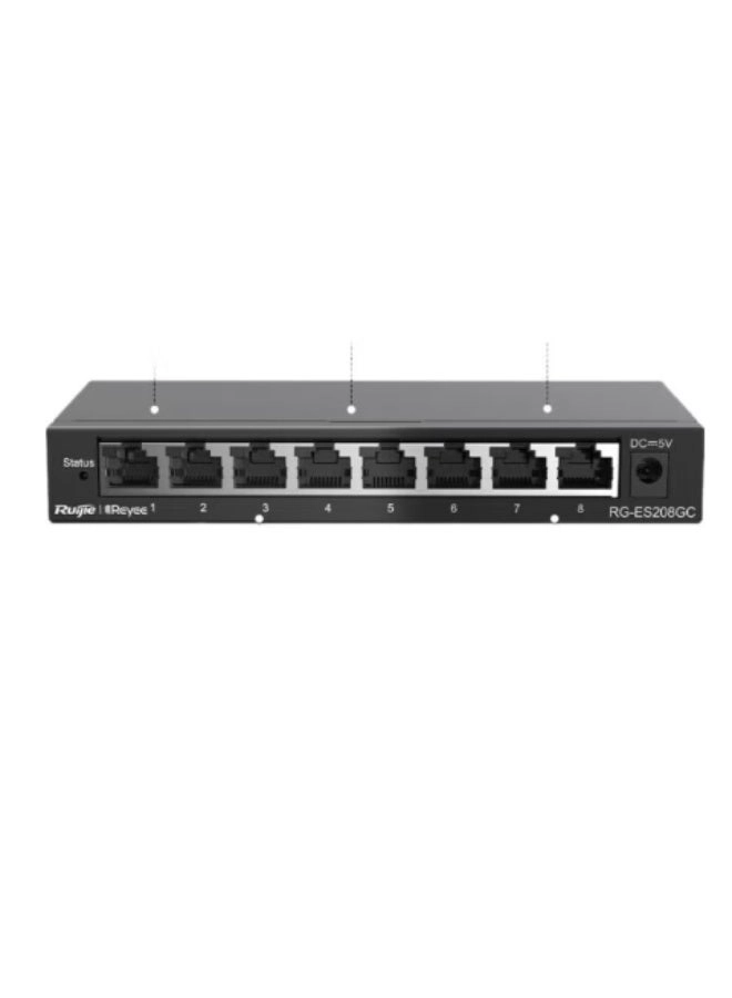 Ruijie Networks Es208Gc 8-ports