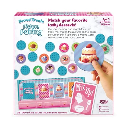 Sweet Treats Picture Pairing Game - English 3 years and up