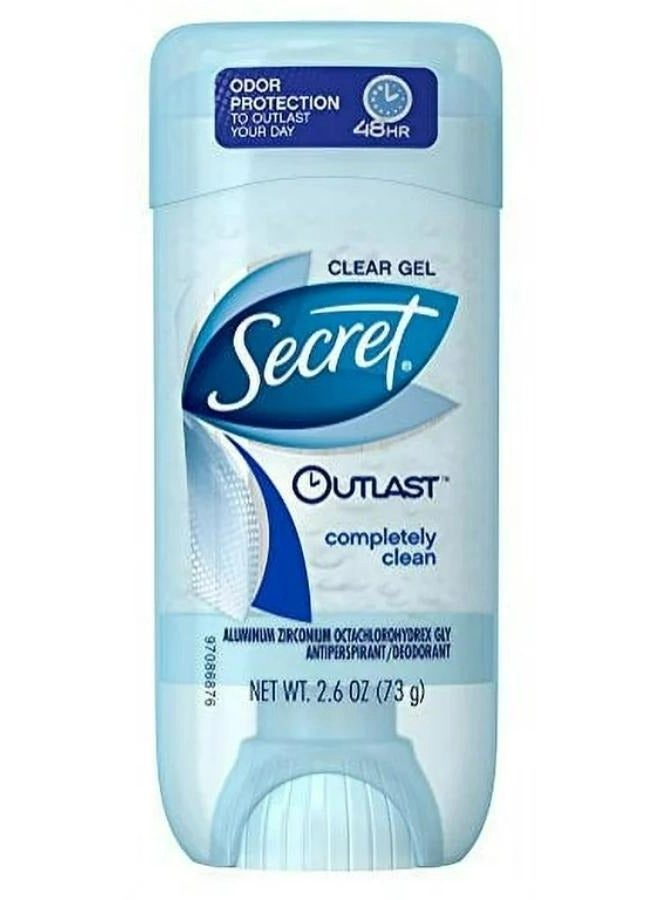 Outlast Antiperspirant and Deodorant Clear Gel - Completely Clean 200 gram