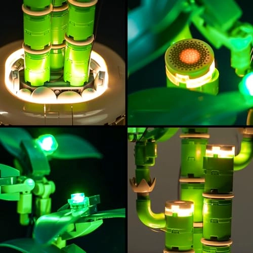 LED Light Set - Compatible with LEGO 10344 Lucky Bamboo 10 lights USB cable battery case