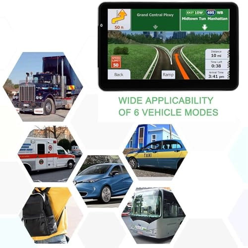 GPS Navigator - 7-Inch Touch Screen Free Lifetime Map Updates