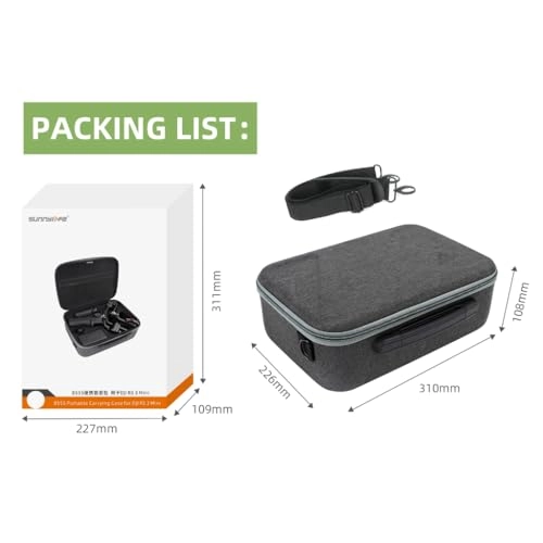 Hard Case - Approx.31x22.6x10.8cm For RS 3 Mini