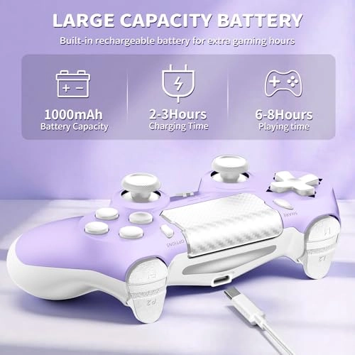 Wireless Controller for PS-4 - PS4 Slim PS4 Pro PC