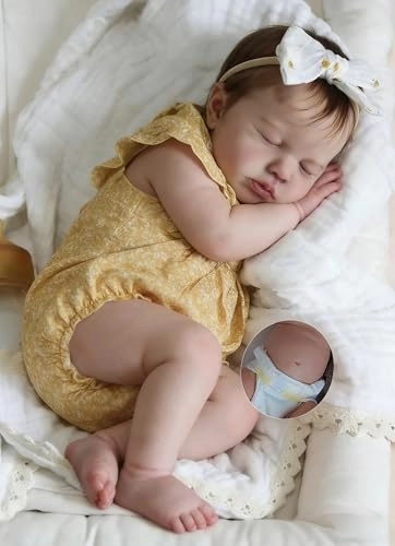 Anano Reborn Baby Doll - 20 Inch Full Silicone