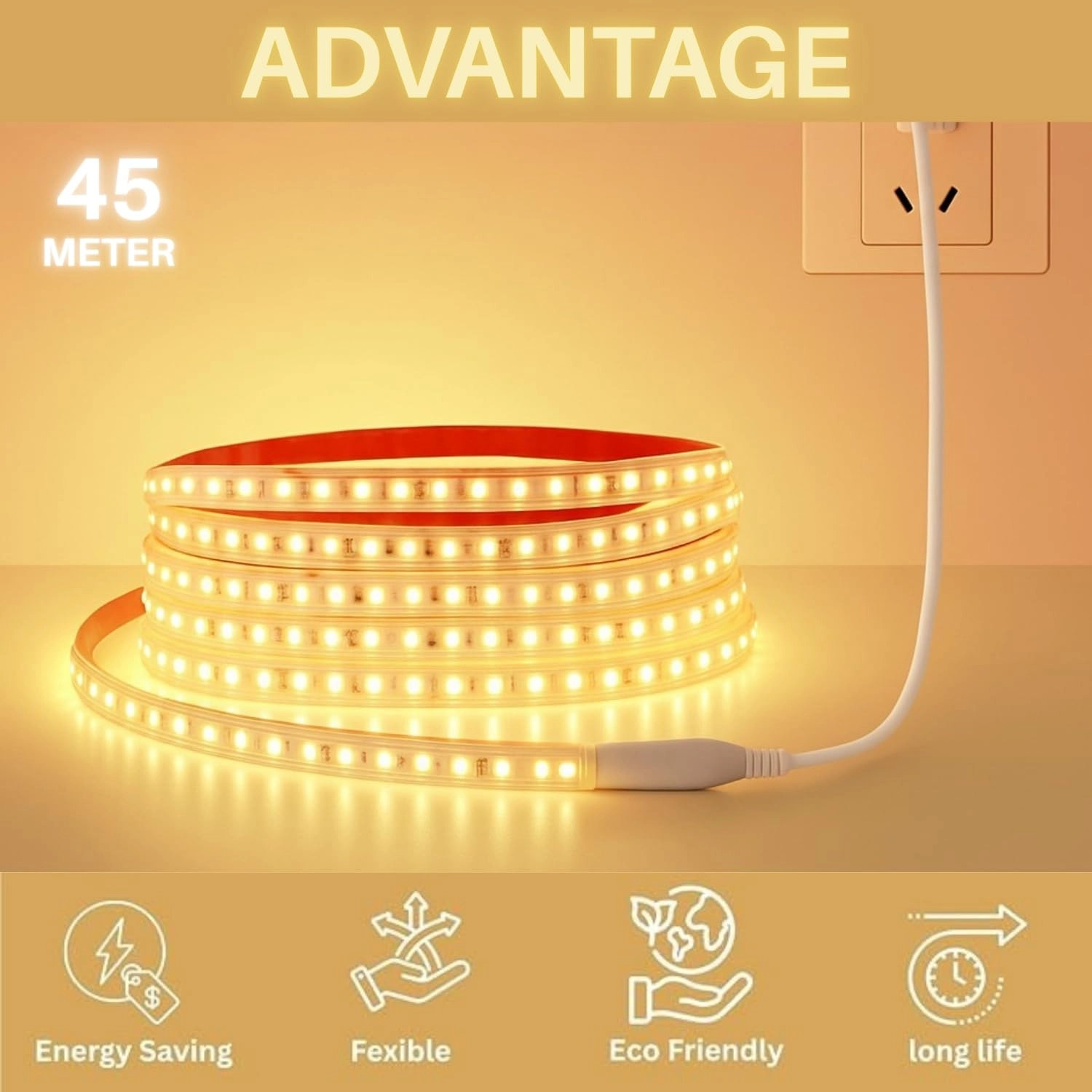 LED Rope Light - 45 Meter