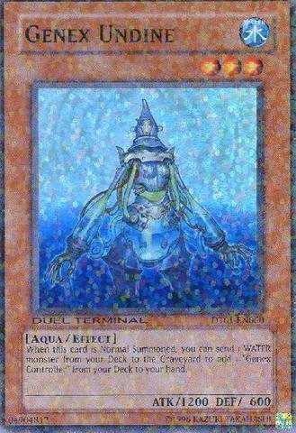 Konami Genex Undine DT01-EN060 - 1st Edition Super Rare