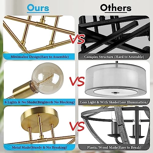 Sputnik Chandelier - Dimmable