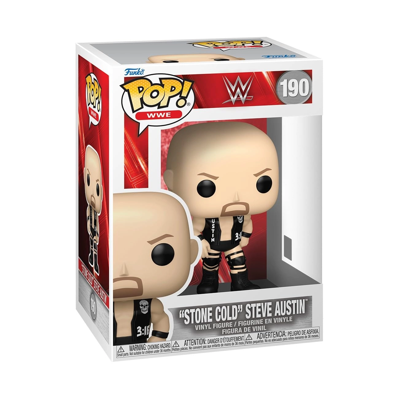 FUNKO Stone Cold Steve Austin - WWE - 3.7 inches (9.4 cm) (FU86400)
