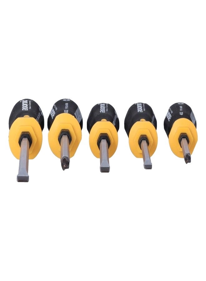 ERGONIC Slotted and Phillips Screwdriver Set (5 Pcs)
