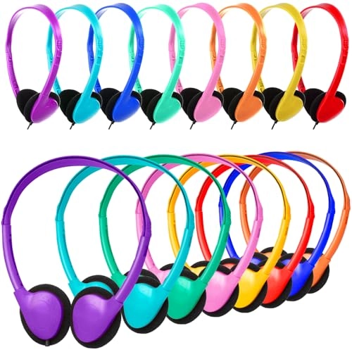 Classroom Headphones Wired Headphone 36 Pack