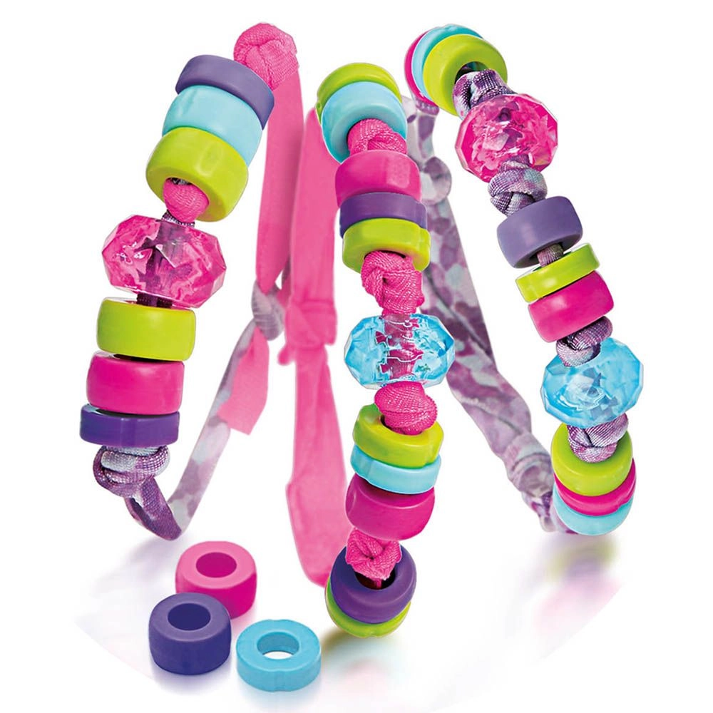 Crazy Chic Message Beads Bracelet Kit - Pink Suitable for 6 Years & Above