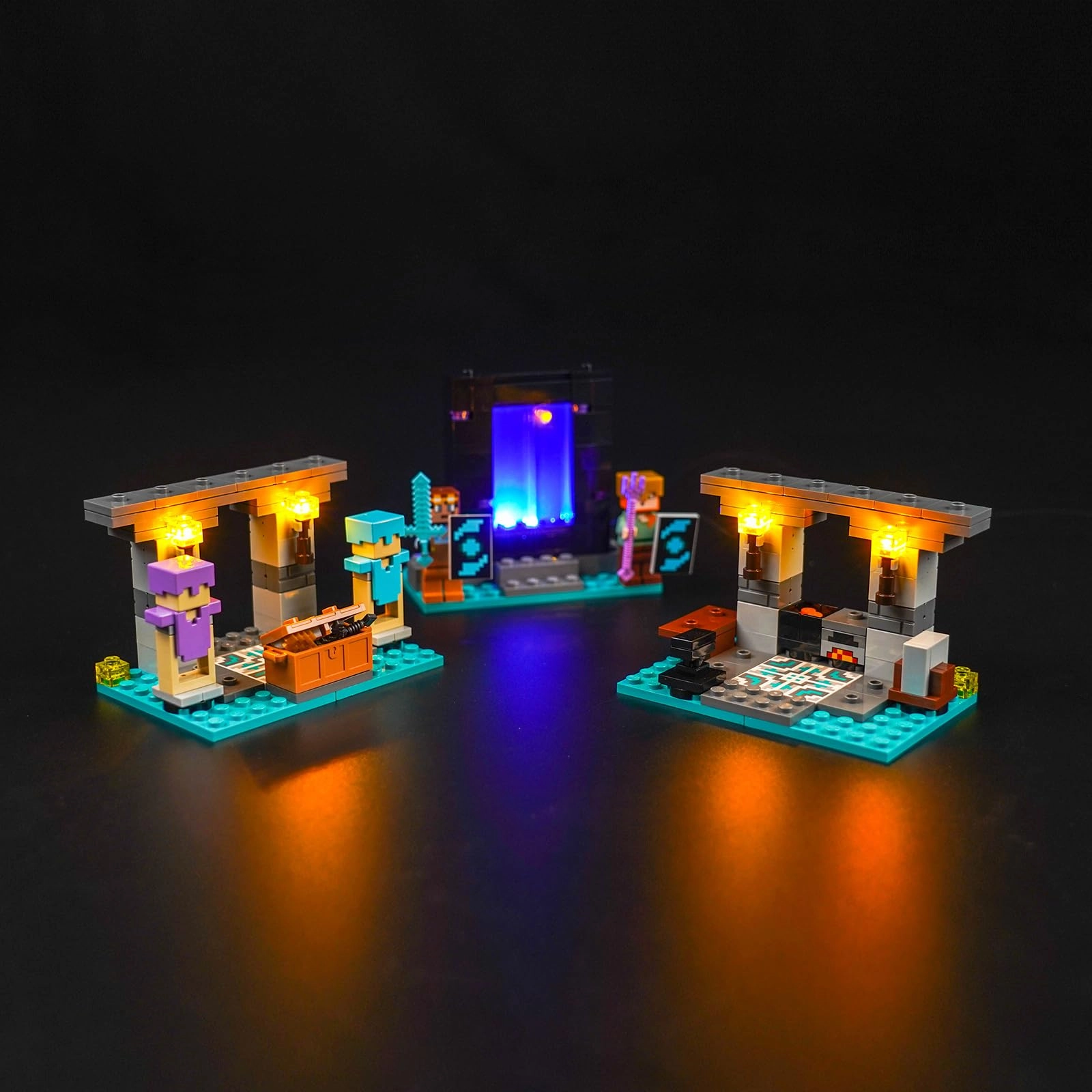 BrickBling LED Light Set (21252) - Compatible with Minecraft The Armory