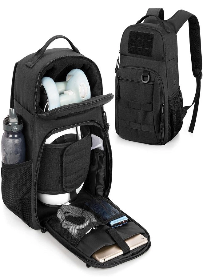 PGmoon Travel Carry Case - Compatible with Oculus Meta Quest 2/Quest 3/Quest Pro Protective Carrying Case with Plenty of Pockets for Controllers & Accessories