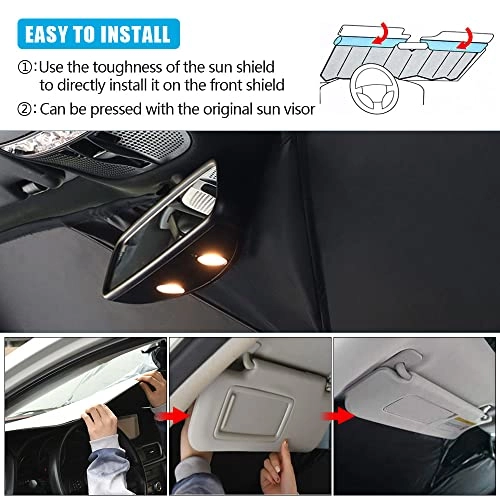 Front Windshield Sun Shade - Ford F-250 F250 2017|2018|2019|2020|2021|2022