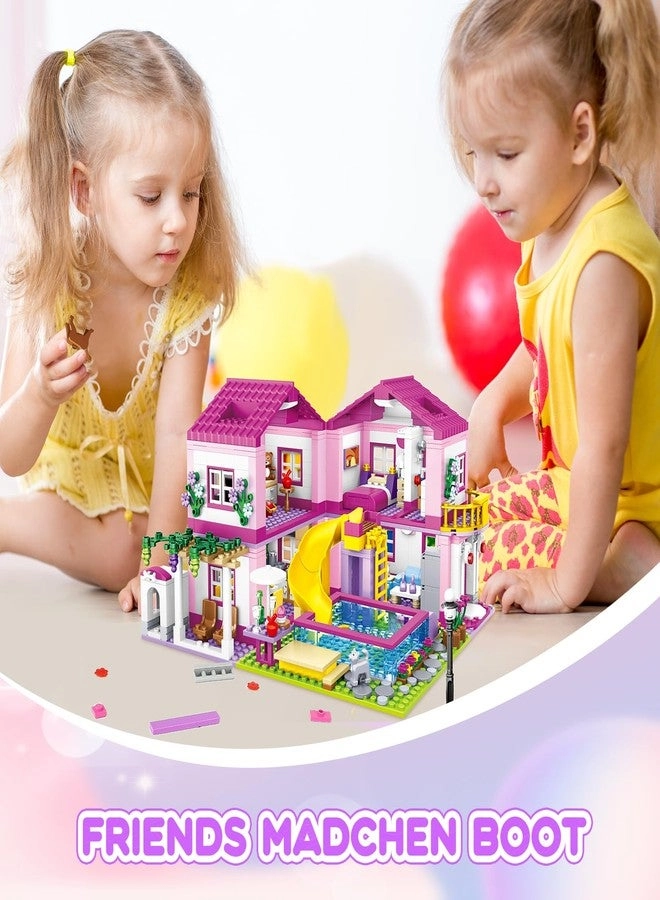 Summer Villa Friends Building Set - Girls 1018pcs