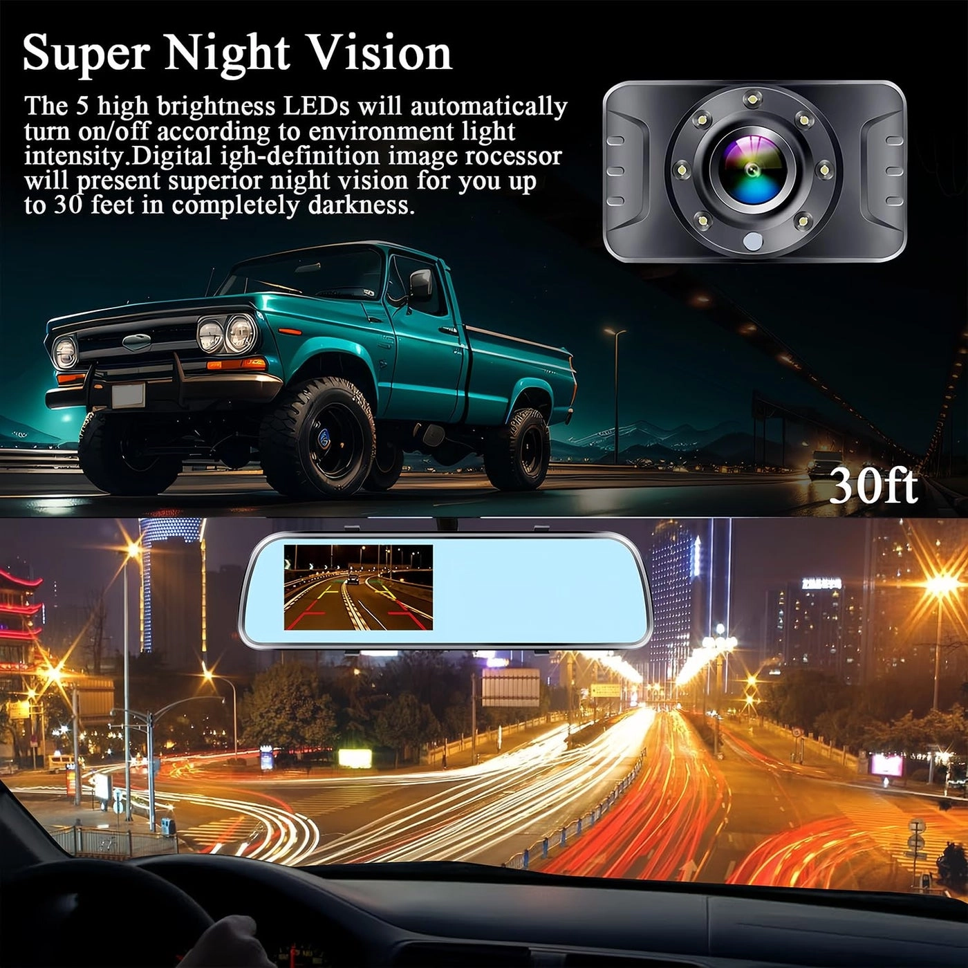 A1 - Night Vision Plug and Play HD 1080P