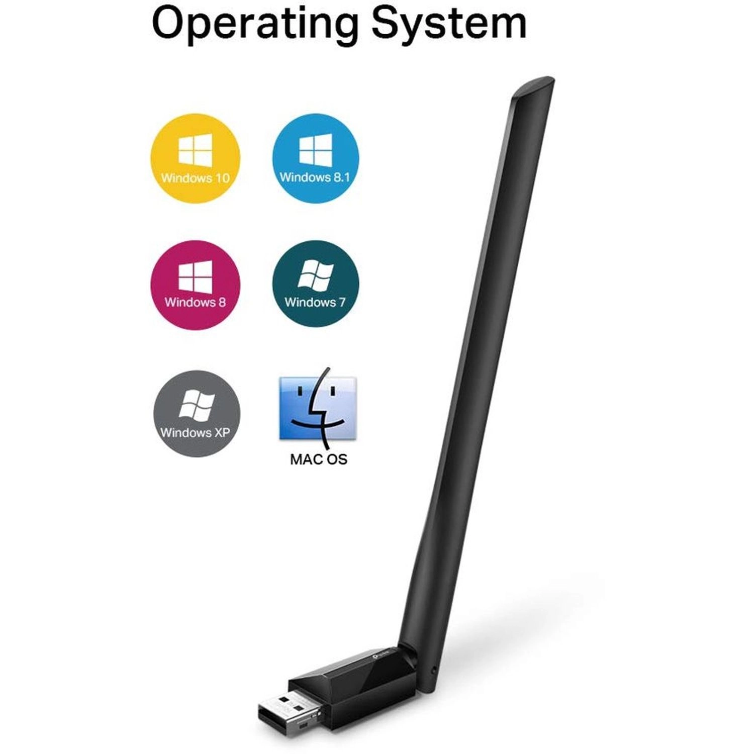 Archer T2U plus - Dual band 2.4 GHz and 5 GHz USB 2.0 Wi-Fi