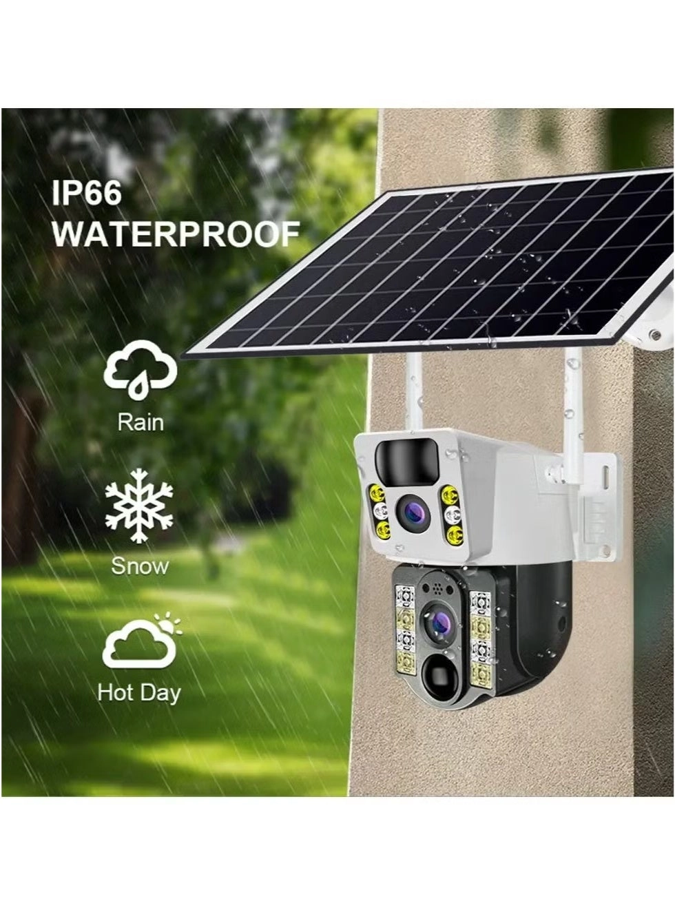 4G Smart Solar Security Camera 8MP