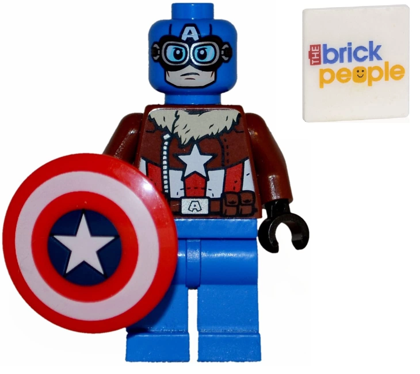 LEGO Pilot Captain America Minifigure - Shield (76076)