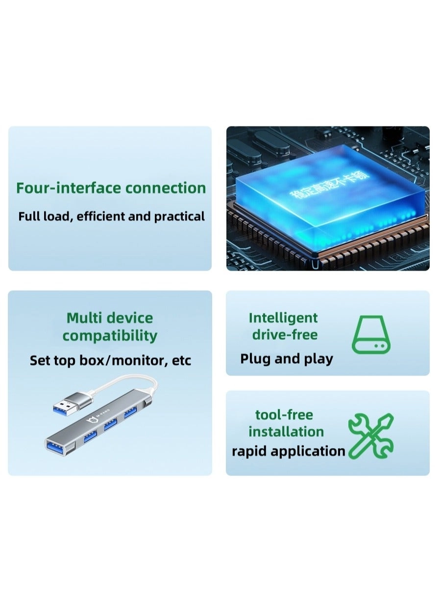 Type-c 3.0 Hub - 4 Ports USB 3.0 5Gbps