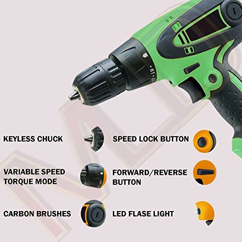 Electric Screwdriver - 10mm 400W 750 RPM Set