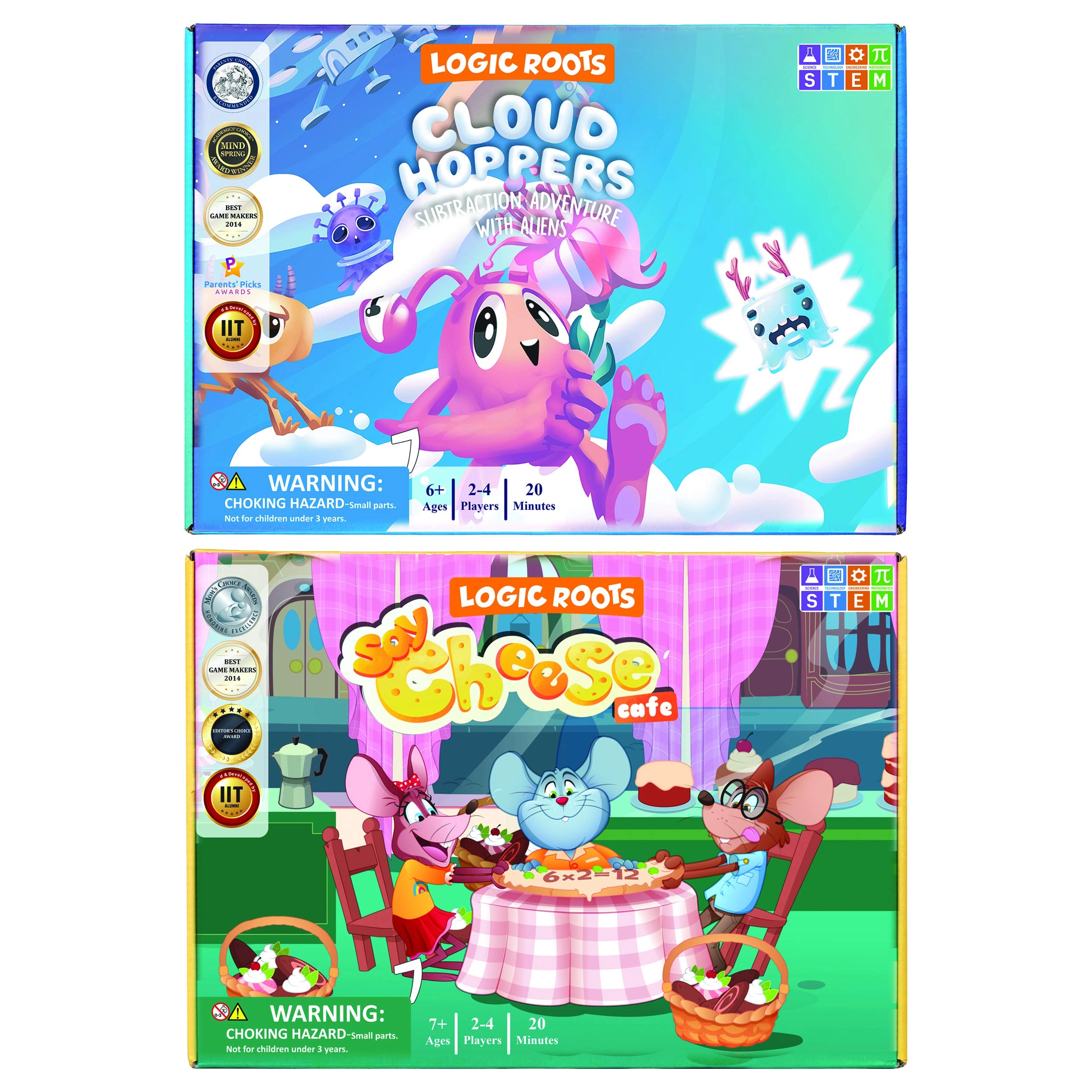 Logic Roots Cloud Hoppers + Say Cheese Cafe - 6 years and up 149 pieces