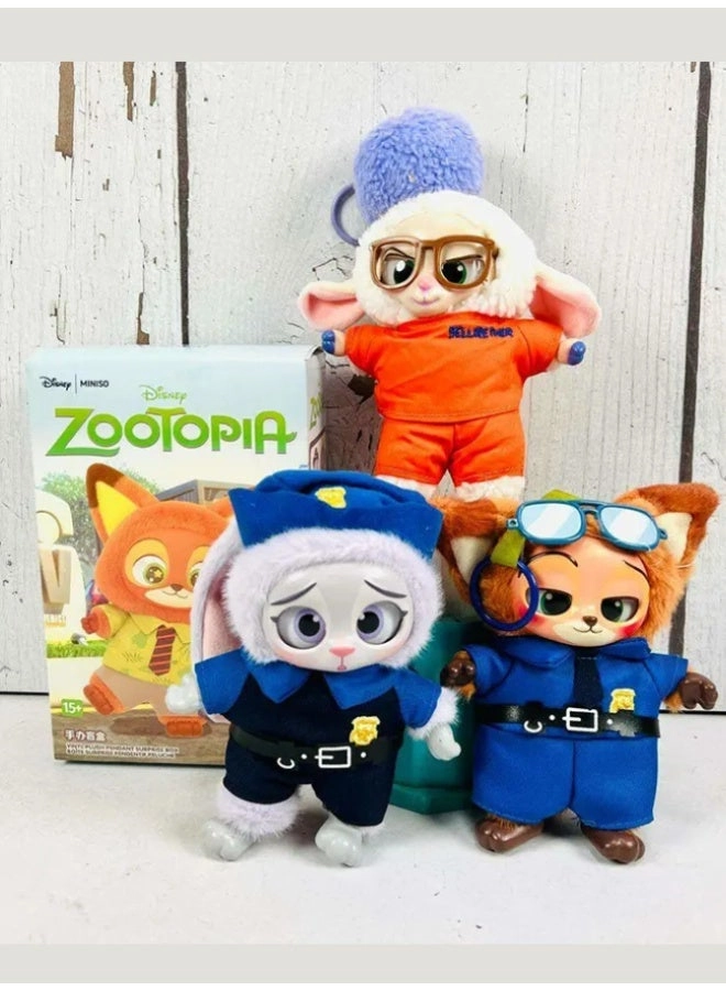 Zootopia Series Blind Box - Vinyl Plush Pendant Keychain