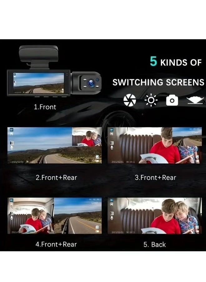 Dual Camera Dash Cam - 1080P
