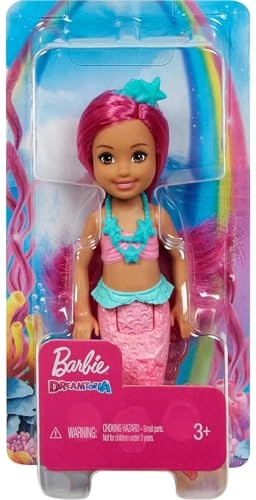 Barbie Dreamtopia Chelsea Mermaid Doll - 6.5-Inch Multicolor Ages 3+