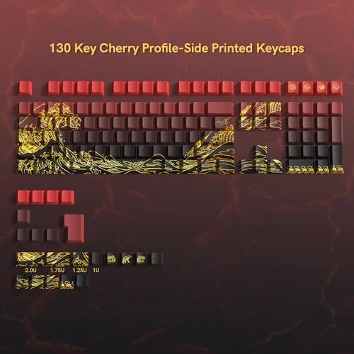 Womier PBT keycaps - 75 Percent Mechanical keyboard