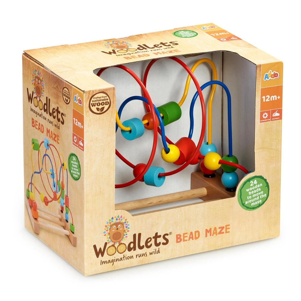 Woodlets Bead Maze - 1+