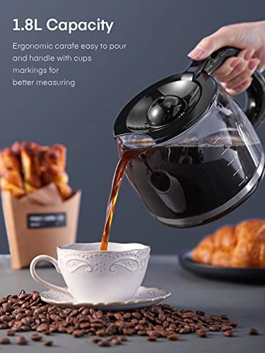 Filter Coffee Maker - 1.8 Liters Programmable Keep Warm