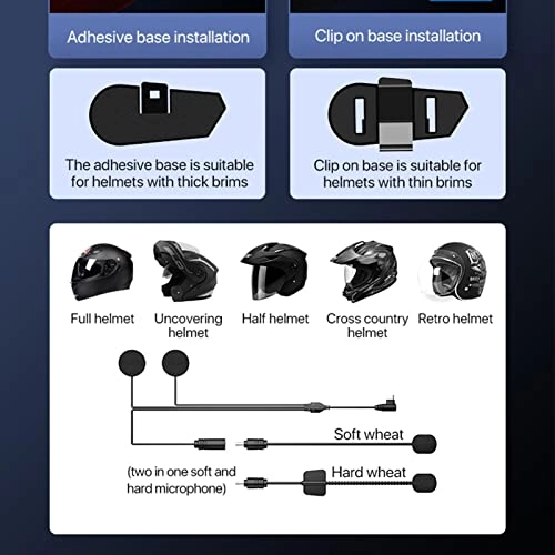Motorcycle Cycling Headset - Hands-Free Noise Reduction